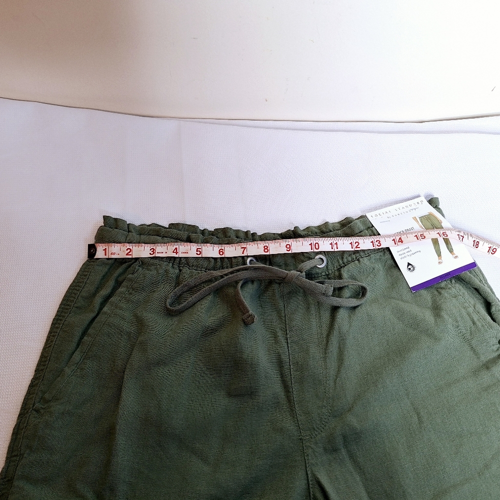 NWT Social Standard brand by Sanctuary"The Linen Jog" Linen blend joggers. - Picture 2 of 12